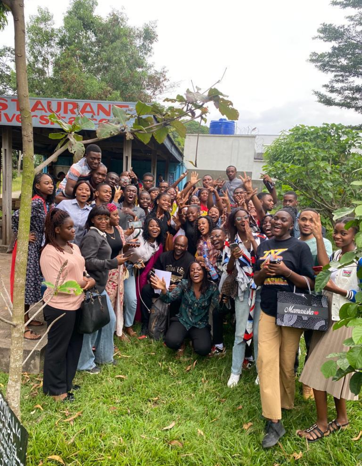 Avec les étudiants de L2 Informatique, 2023